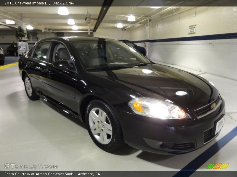 Black / Gray 2011 Chevrolet Impala LT