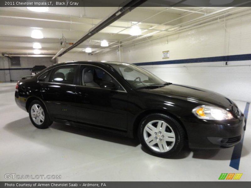 Black / Gray 2011 Chevrolet Impala LT