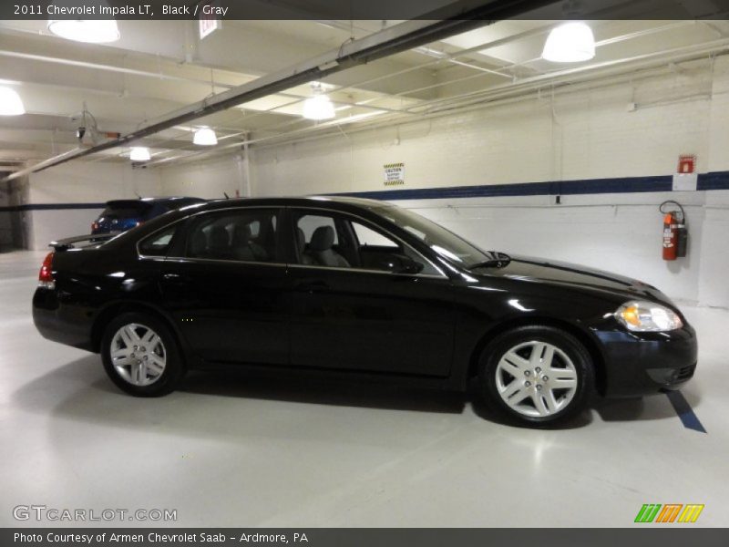 Black / Gray 2011 Chevrolet Impala LT