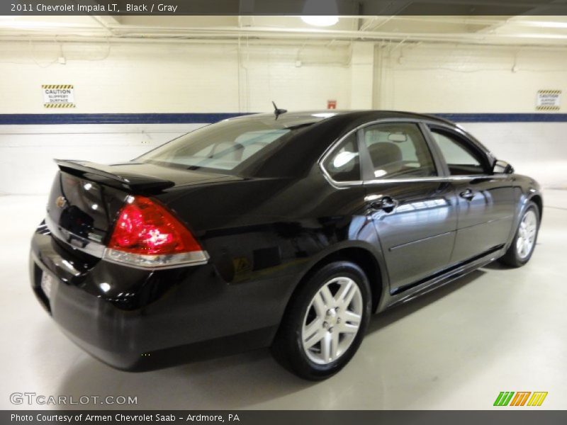 Black / Gray 2011 Chevrolet Impala LT