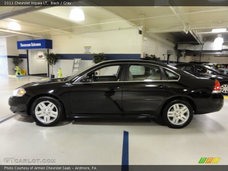 Black / Gray 2011 Chevrolet Impala LT