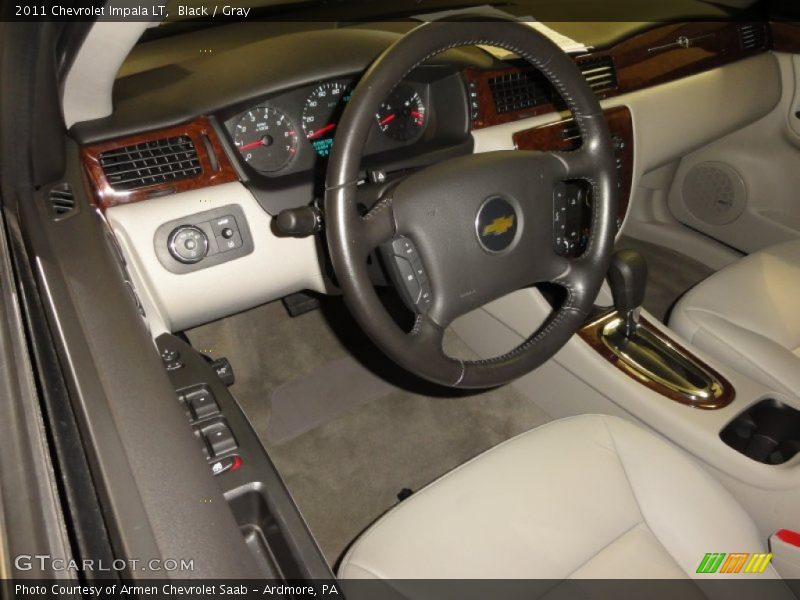 Black / Gray 2011 Chevrolet Impala LT