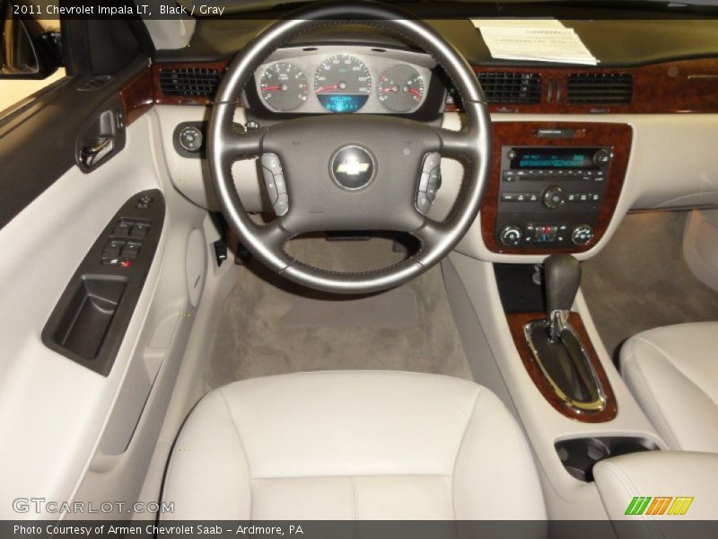 Black / Gray 2011 Chevrolet Impala LT