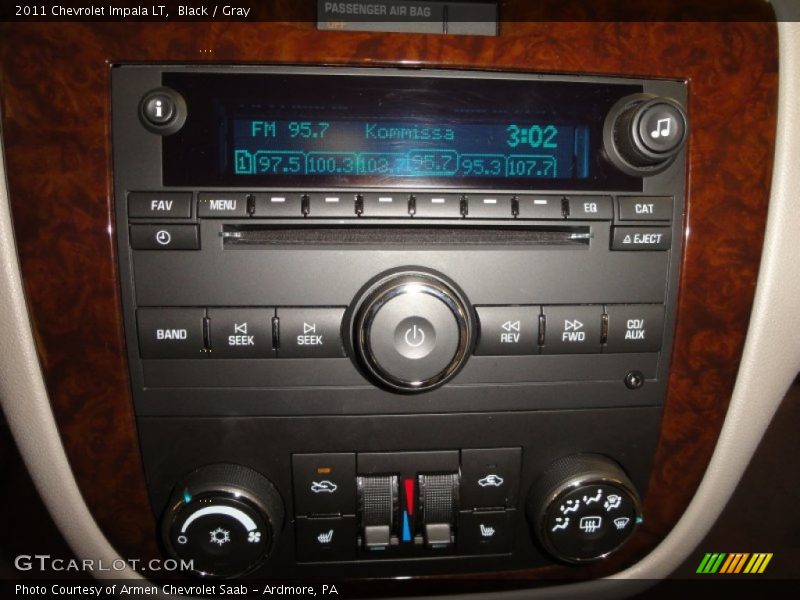 Black / Gray 2011 Chevrolet Impala LT