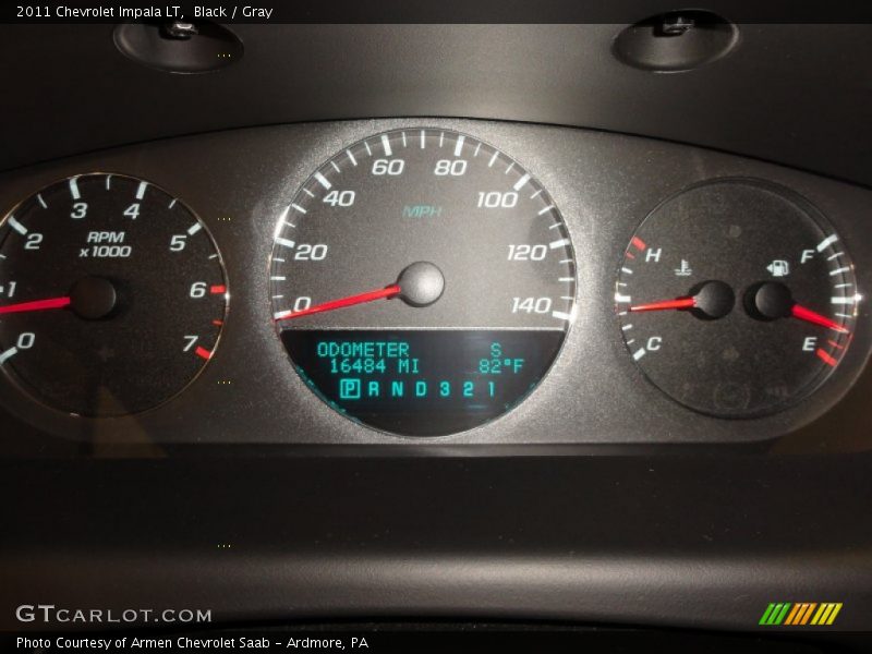 Black / Gray 2011 Chevrolet Impala LT
