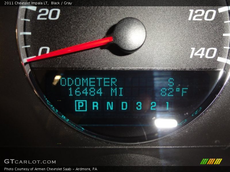Black / Gray 2011 Chevrolet Impala LT