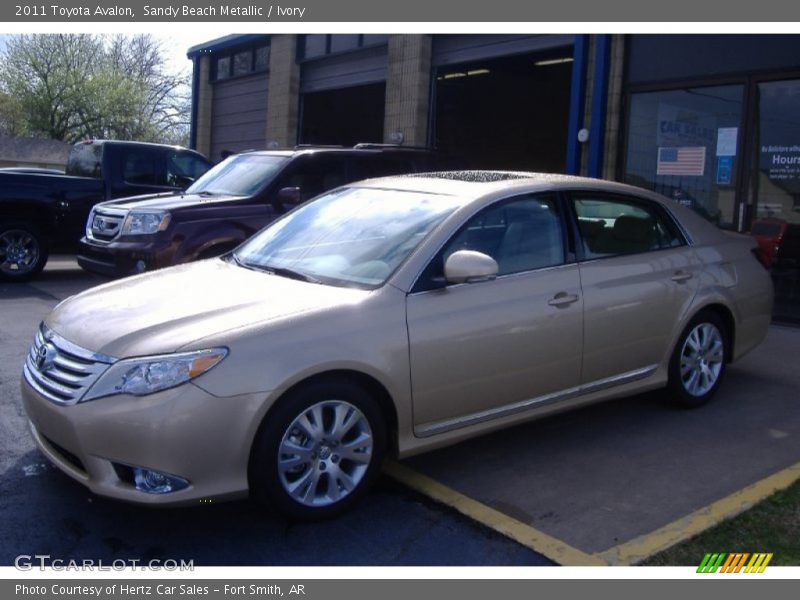 Sandy Beach Metallic / Ivory 2011 Toyota Avalon