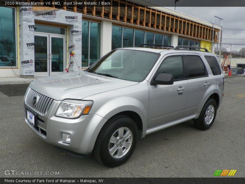 Ingot Silver Metallic / Black 2010 Mercury Mariner V6 4WD