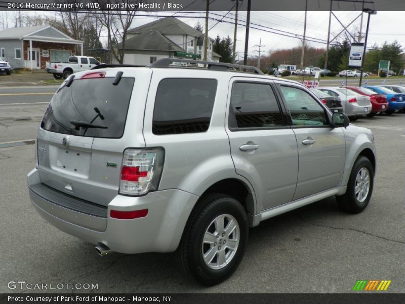 Ingot Silver Metallic / Black 2010 Mercury Mariner V6 4WD