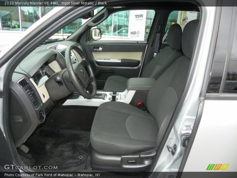 Ingot Silver Metallic / Black 2010 Mercury Mariner V6 4WD