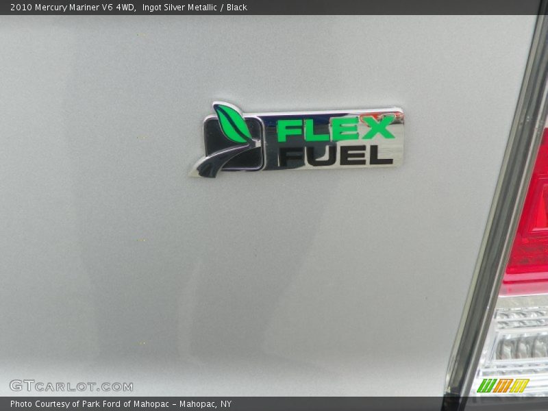 Ingot Silver Metallic / Black 2010 Mercury Mariner V6 4WD