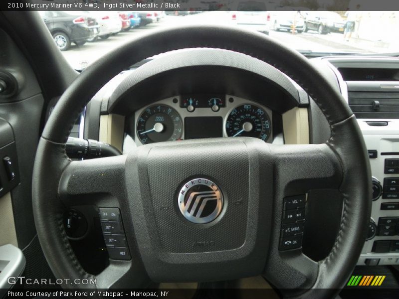 Ingot Silver Metallic / Black 2010 Mercury Mariner V6 4WD
