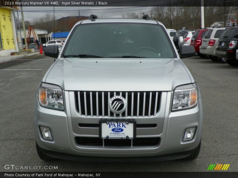 Ingot Silver Metallic / Black 2010 Mercury Mariner V6 4WD