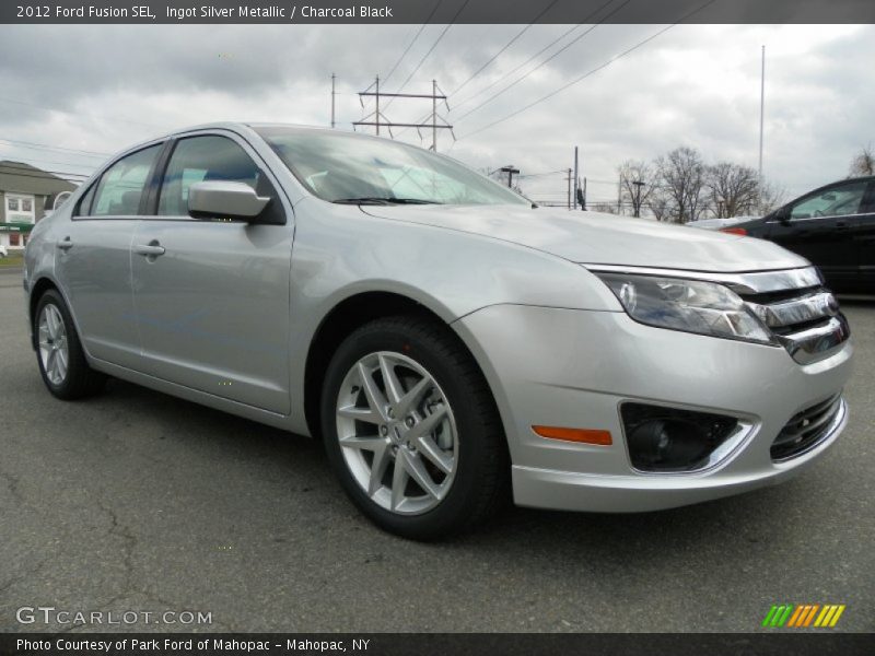 Ingot Silver Metallic / Charcoal Black 2012 Ford Fusion SEL