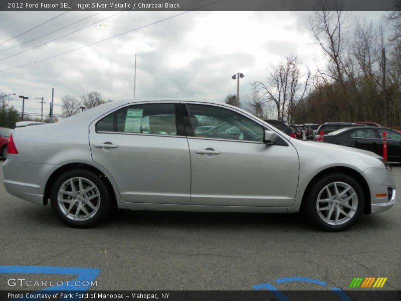 Ingot Silver Metallic / Charcoal Black 2012 Ford Fusion SEL