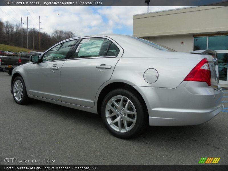 Ingot Silver Metallic / Charcoal Black 2012 Ford Fusion SEL
