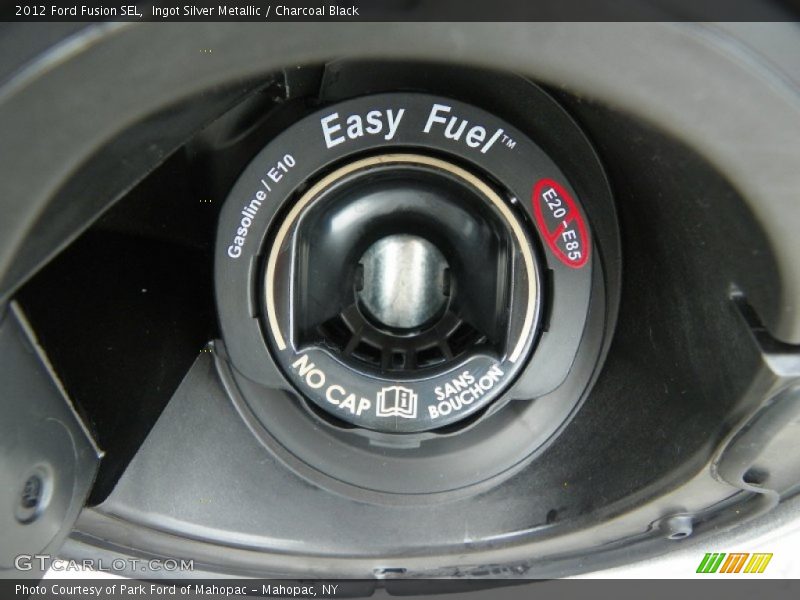 Ingot Silver Metallic / Charcoal Black 2012 Ford Fusion SEL