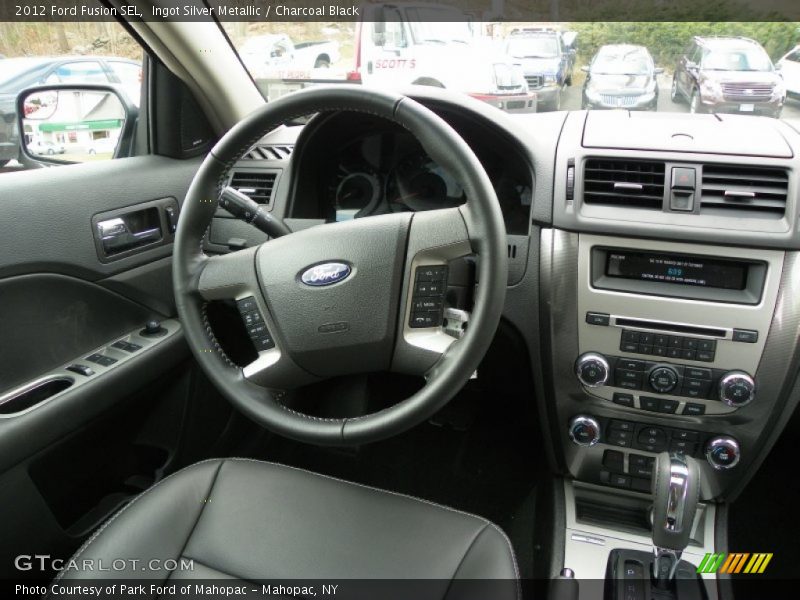 Ingot Silver Metallic / Charcoal Black 2012 Ford Fusion SEL