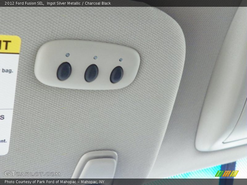 Ingot Silver Metallic / Charcoal Black 2012 Ford Fusion SEL