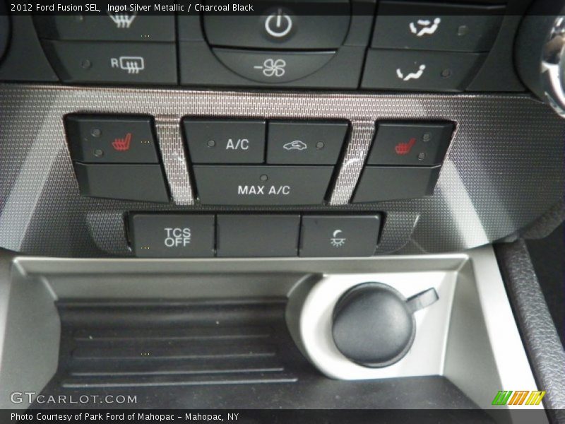 Ingot Silver Metallic / Charcoal Black 2012 Ford Fusion SEL