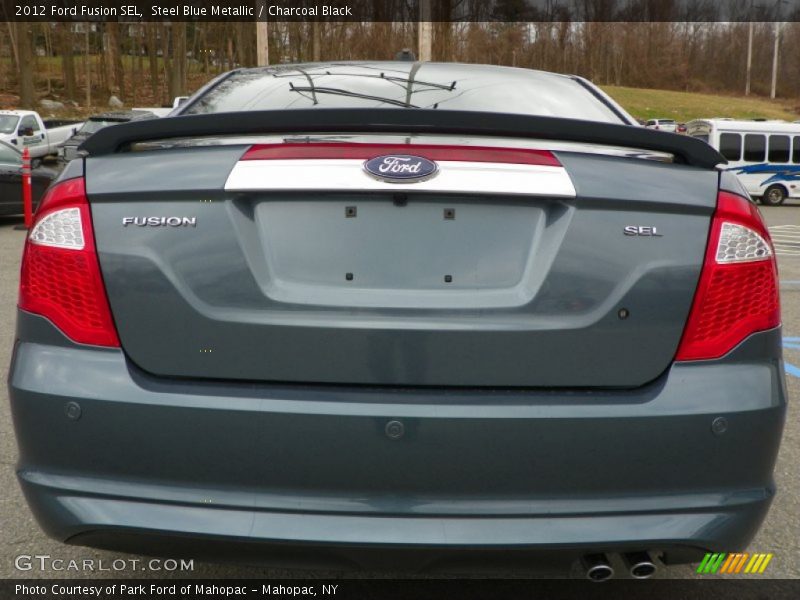 Steel Blue Metallic / Charcoal Black 2012 Ford Fusion SEL