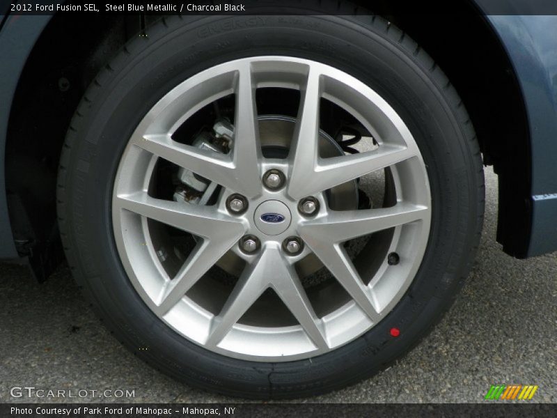 Steel Blue Metallic / Charcoal Black 2012 Ford Fusion SEL