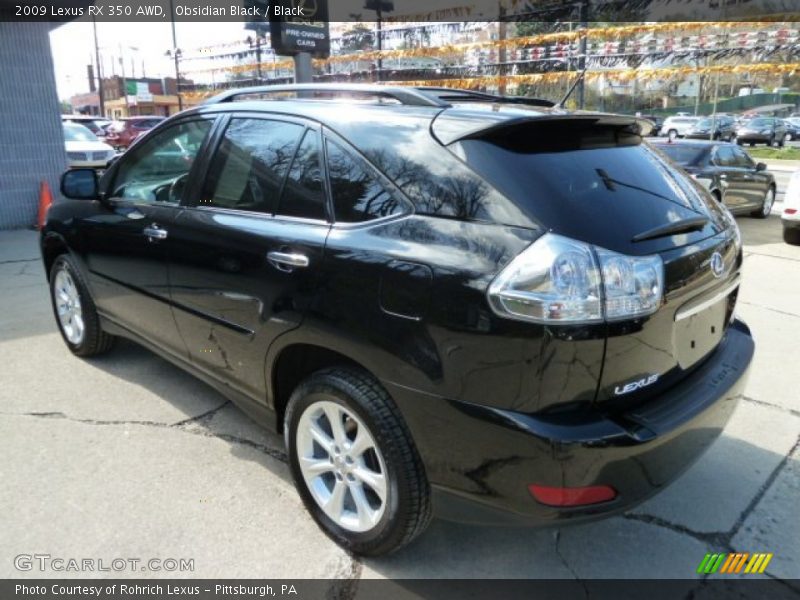 Obsidian Black / Black 2009 Lexus RX 350 AWD