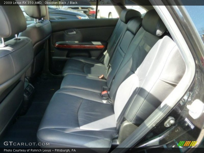 Obsidian Black / Black 2009 Lexus RX 350 AWD