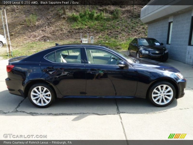  2009 IS 250 AWD Black Sapphire Pearl