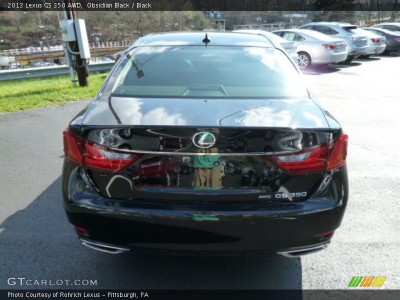 Obsidian Black / Black 2013 Lexus GS 350 AWD