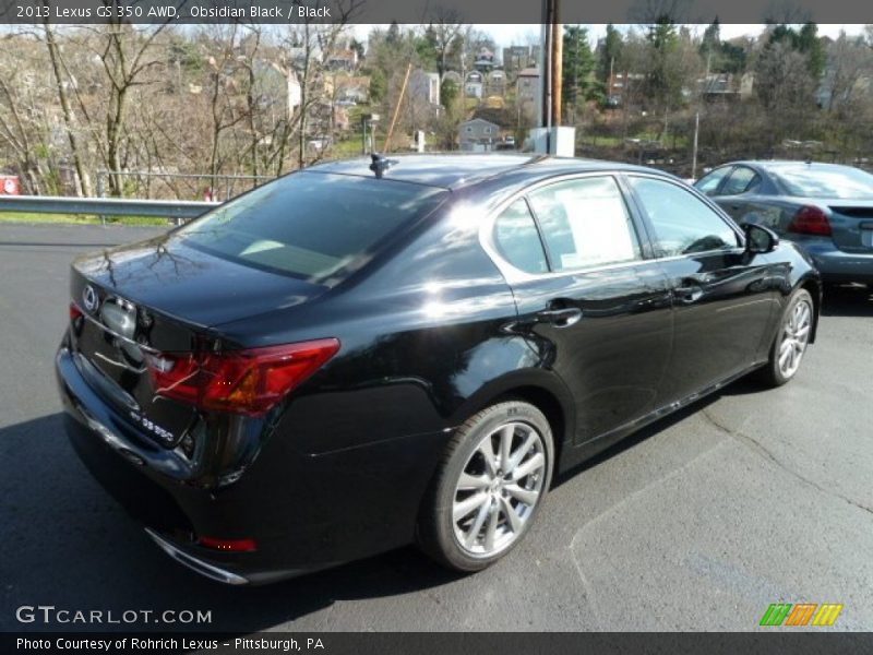 Obsidian Black / Black 2013 Lexus GS 350 AWD
