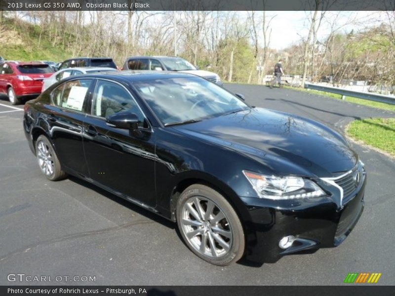 Obsidian Black / Black 2013 Lexus GS 350 AWD
