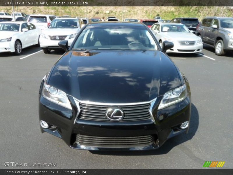 Obsidian Black / Black 2013 Lexus GS 350 AWD