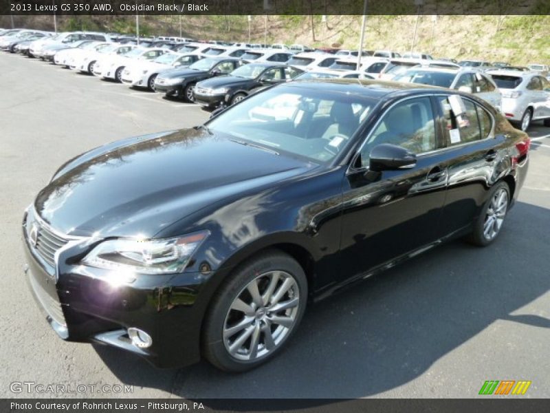 Obsidian Black / Black 2013 Lexus GS 350 AWD