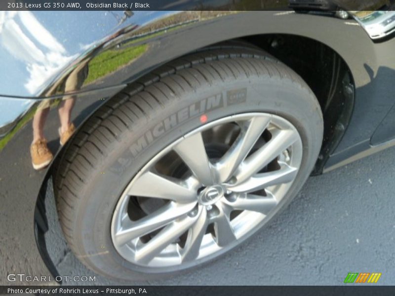 Obsidian Black / Black 2013 Lexus GS 350 AWD