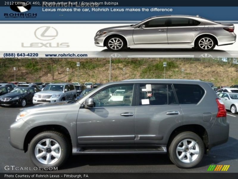 Knights Armor Pearl / Ecru/Auburn Bubinga 2012 Lexus GX 460