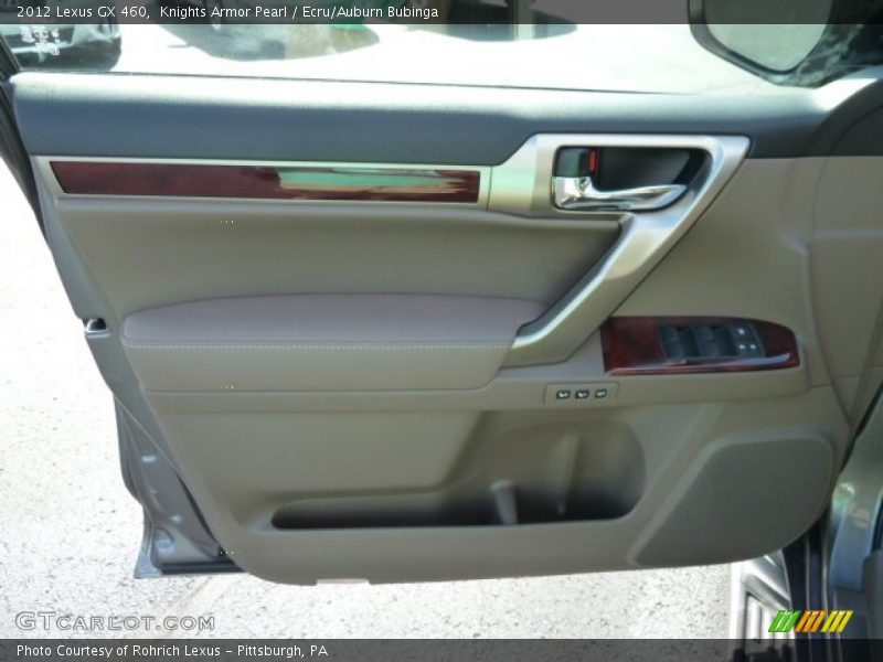 Knights Armor Pearl / Ecru/Auburn Bubinga 2012 Lexus GX 460