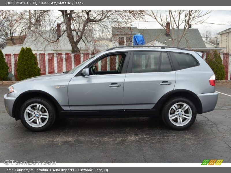 Silver Grey Metallic / Black 2006 BMW X3 3.0i