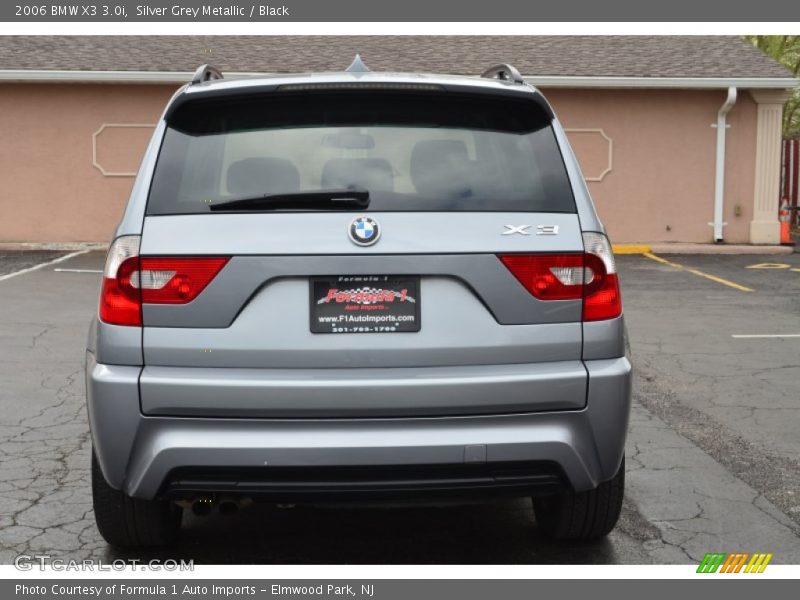 Silver Grey Metallic / Black 2006 BMW X3 3.0i