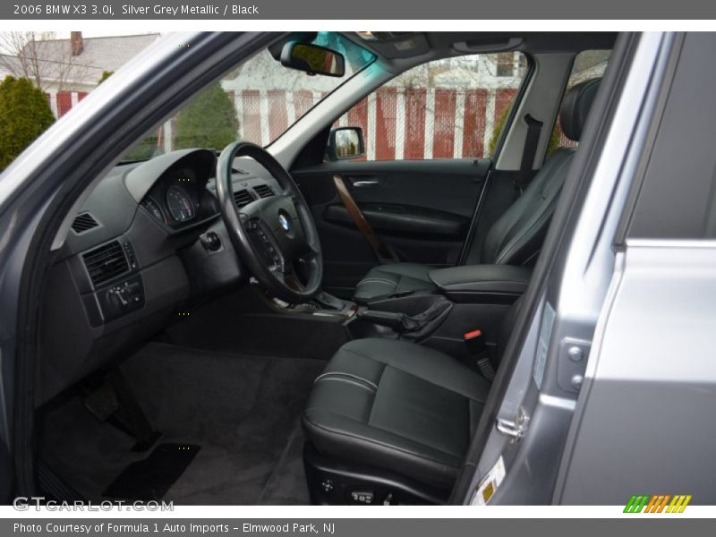 Silver Grey Metallic / Black 2006 BMW X3 3.0i