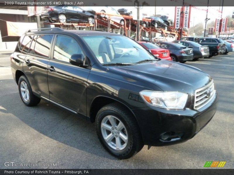 Black / Ash 2009 Toyota Highlander V6 4WD