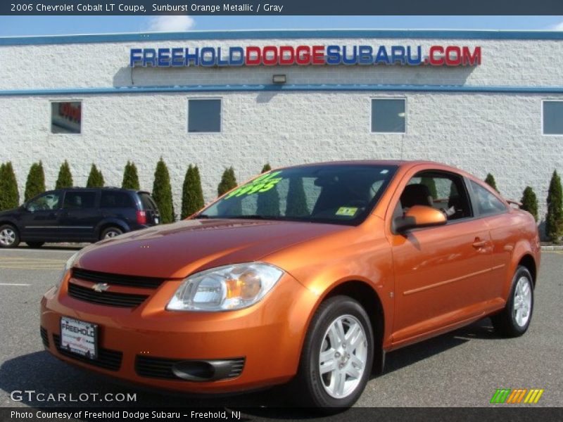 Sunburst Orange Metallic / Gray 2006 Chevrolet Cobalt LT Coupe