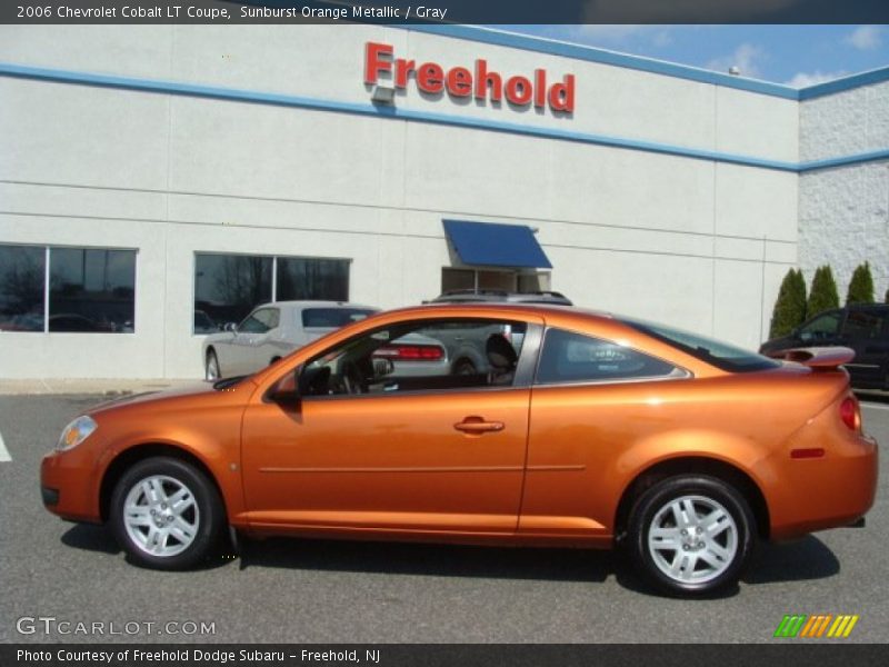 Sunburst Orange Metallic / Gray 2006 Chevrolet Cobalt LT Coupe