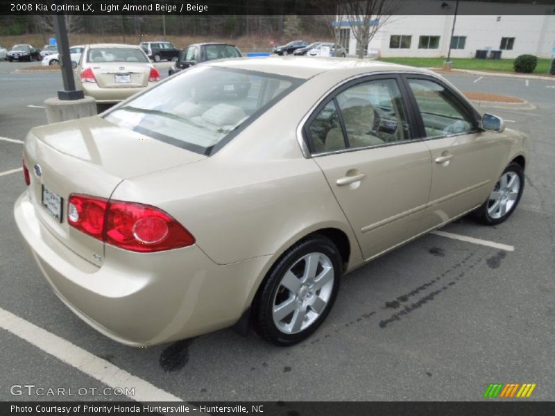 Light Almond Beige / Beige 2008 Kia Optima LX