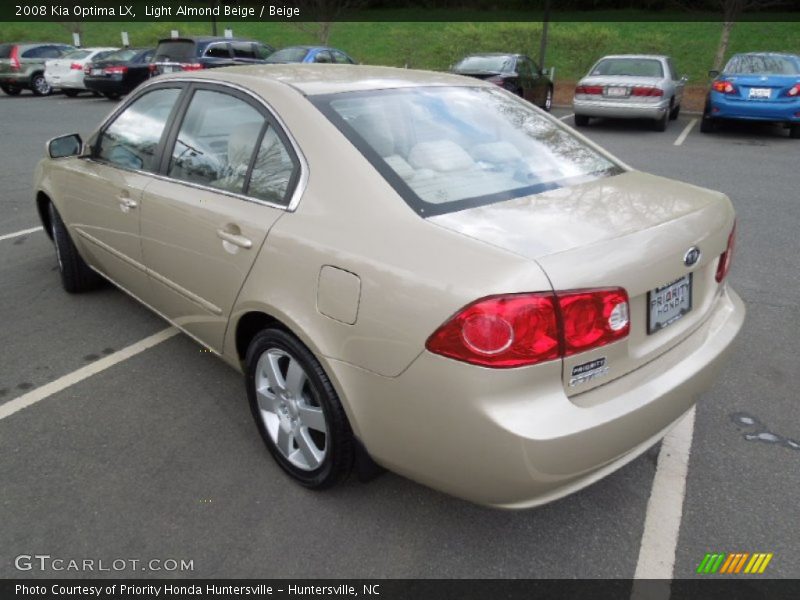 Light Almond Beige / Beige 2008 Kia Optima LX