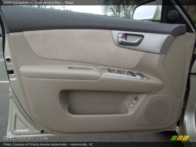 Light Almond Beige / Beige 2008 Kia Optima LX