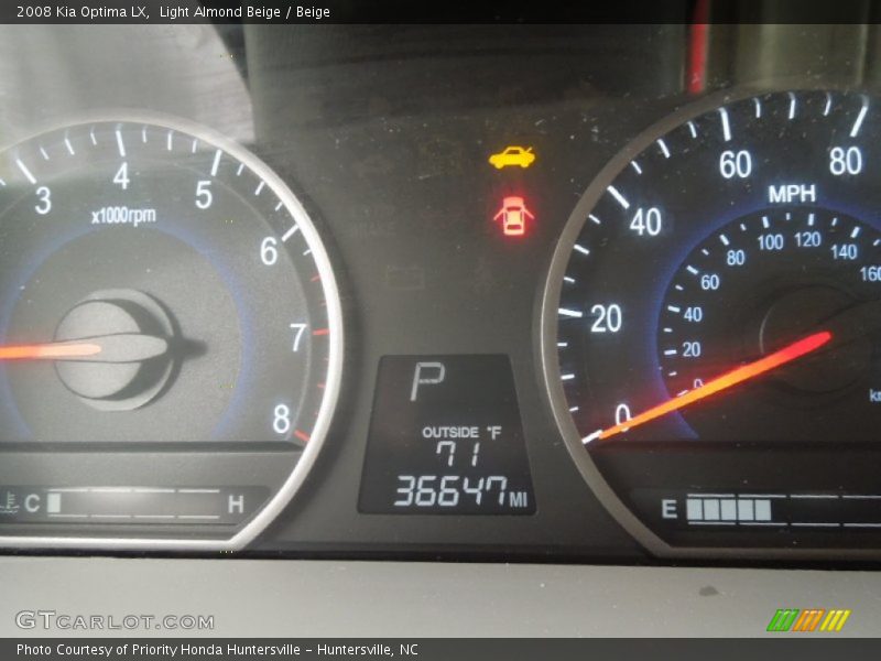 Light Almond Beige / Beige 2008 Kia Optima LX