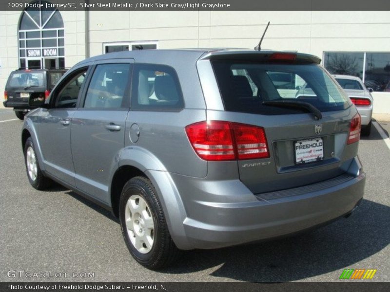 Silver Steel Metallic / Dark Slate Gray/Light Graystone 2009 Dodge Journey SE