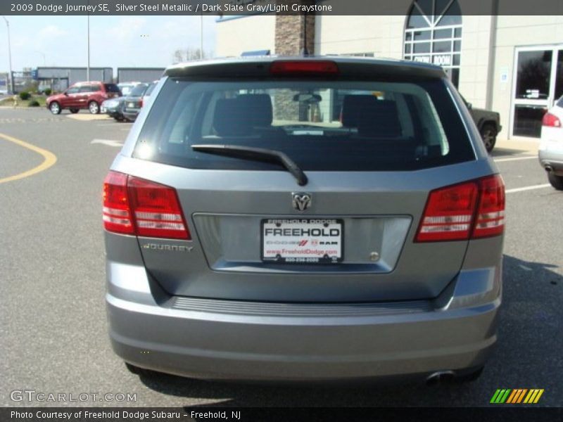 Silver Steel Metallic / Dark Slate Gray/Light Graystone 2009 Dodge Journey SE