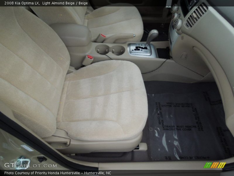 Light Almond Beige / Beige 2008 Kia Optima LX